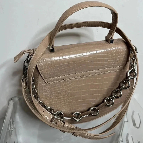 Tan Bag with Chain Detail - Picture 5 of 9